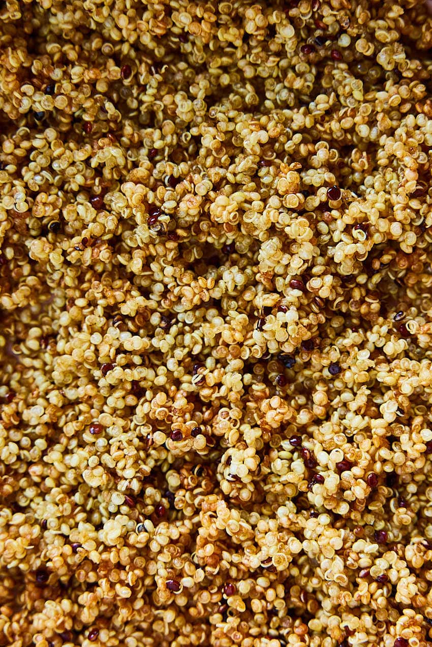Roasted quinoa