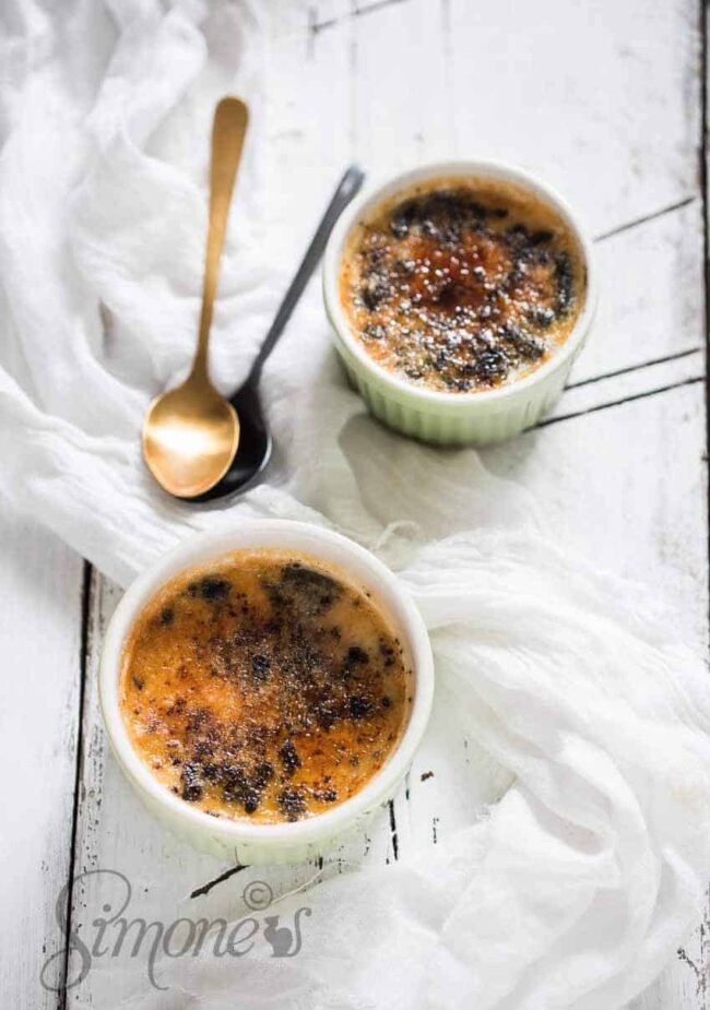 Oreo creme brulee